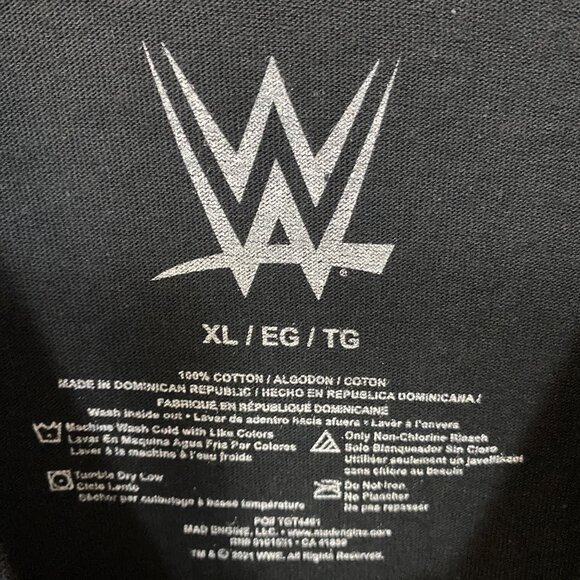 WWE WrestleMania VI Ultimare Warrior Randy Savage Retro Style T-Shirt XL - Picture 4 of 4